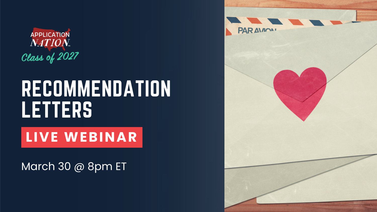 LIVE WEBINAR: Recommendation Letters