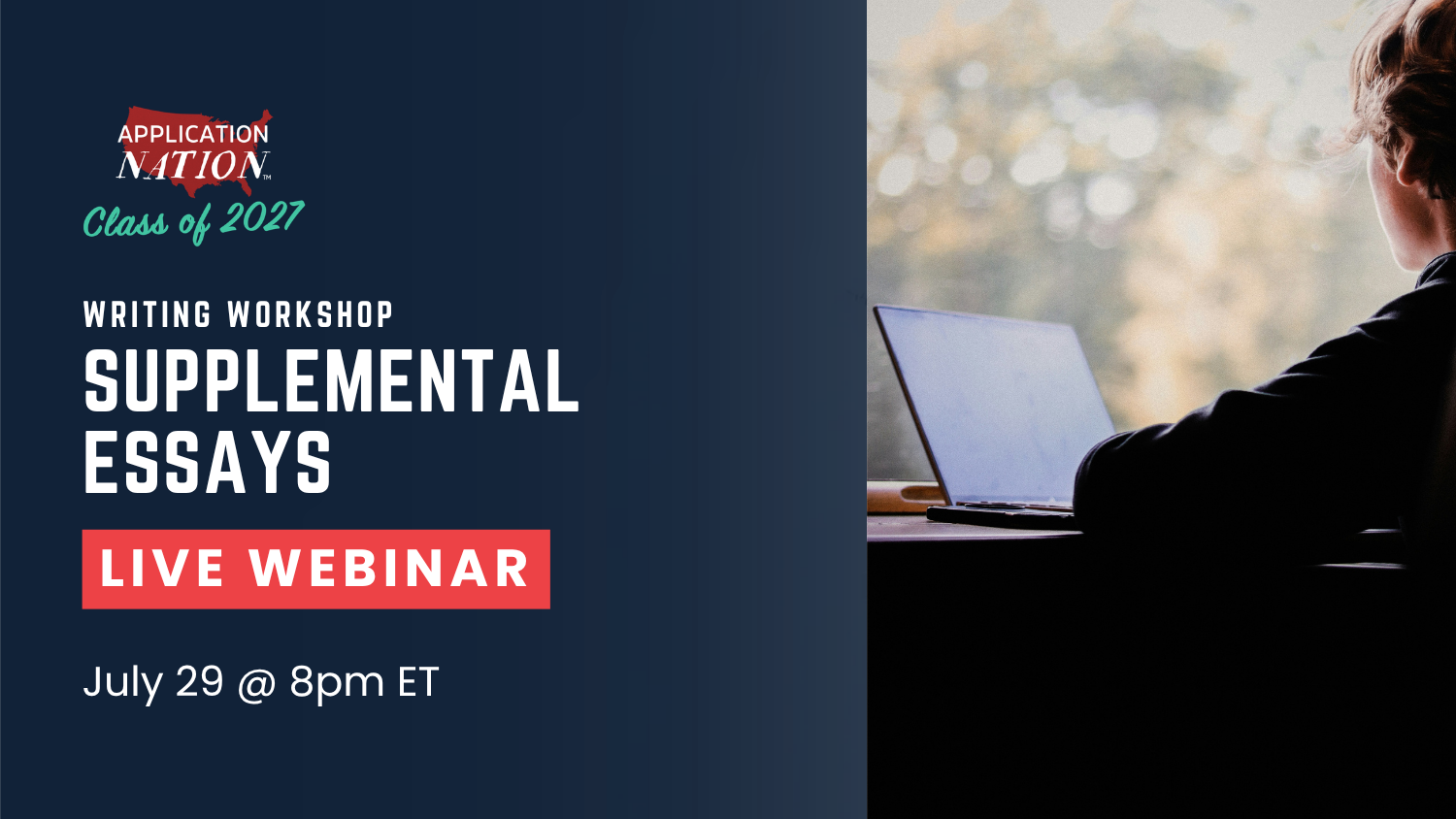 LIVE WEBINAR: Supplemental Essay Writing Workshop