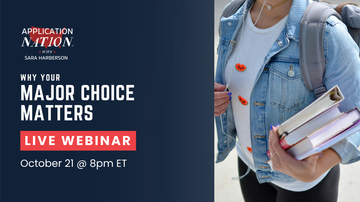 LIVE WEBINAR: Why Your Major Choice Matters