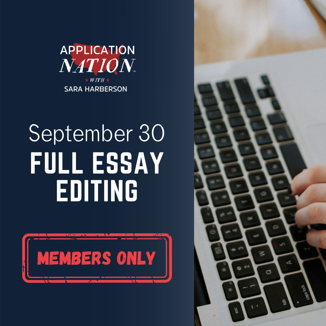 September 30 Full Essay Editing