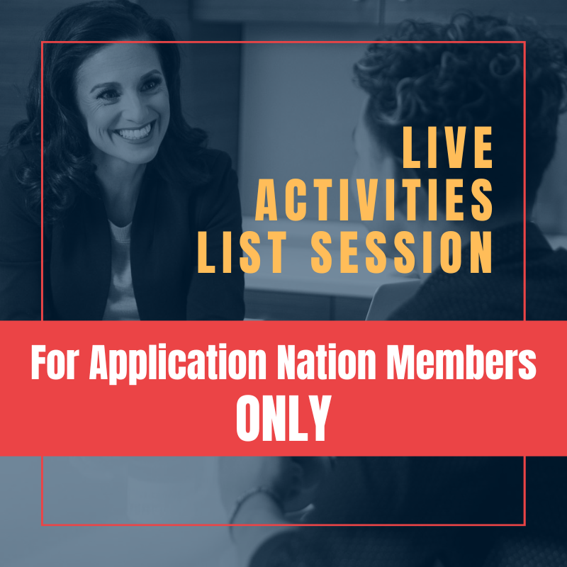 Live Activities List Session