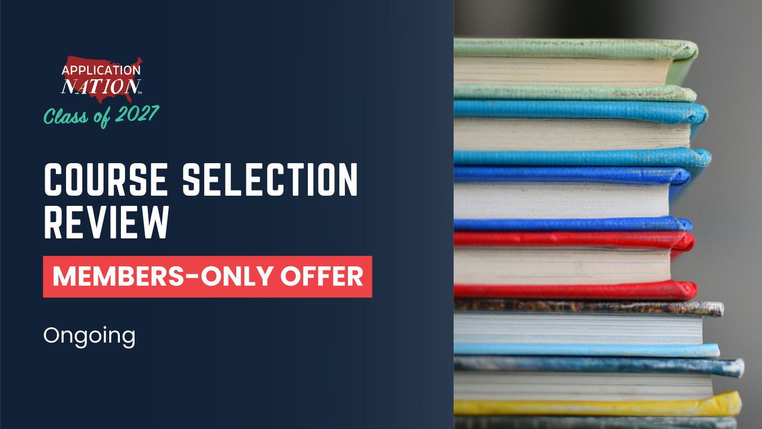 ADD-ON OFFER: Course Selection Review + Strategy