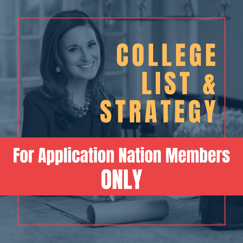 College List & Strategy