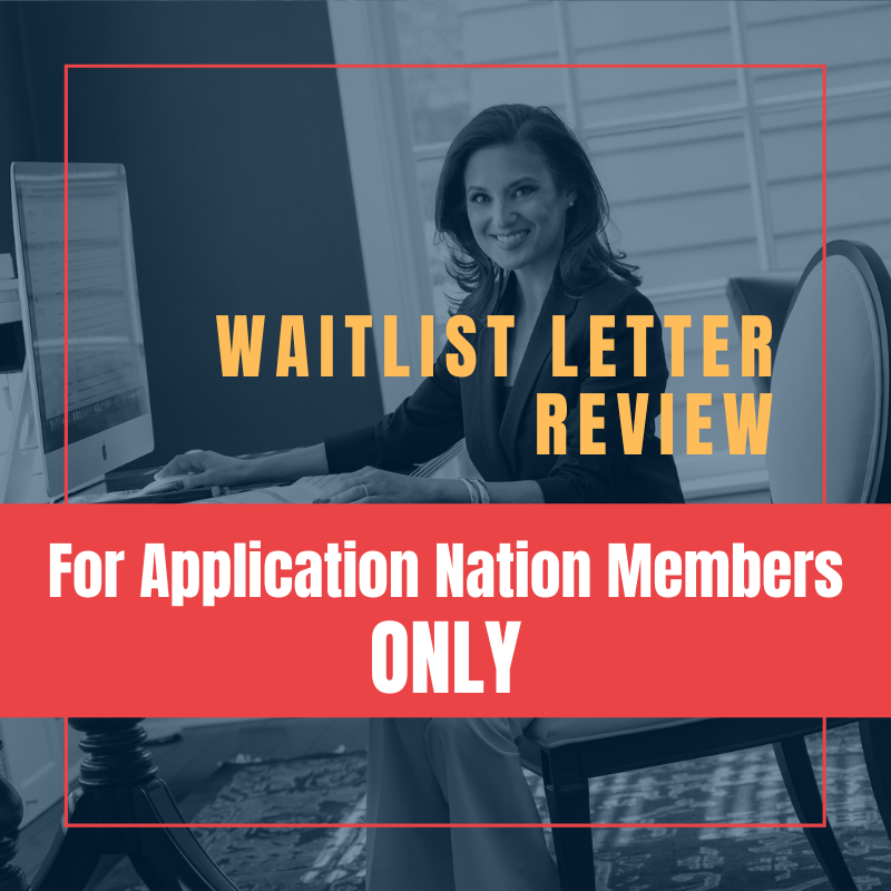 Waitlist Letter Review